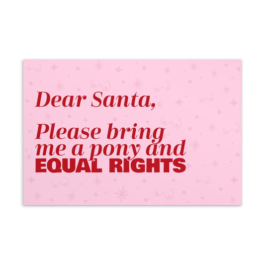 dear-santa-equal-rights-pink-christmas-postcard-by-feminist-define
