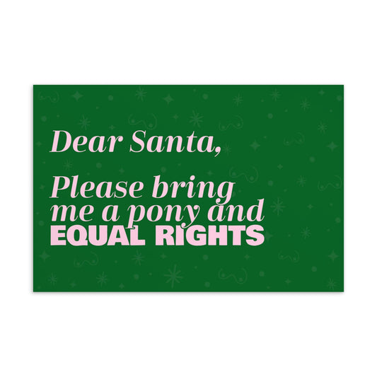 dear-santa-equal-rights-green-christmas-postcard-by-feminist-define