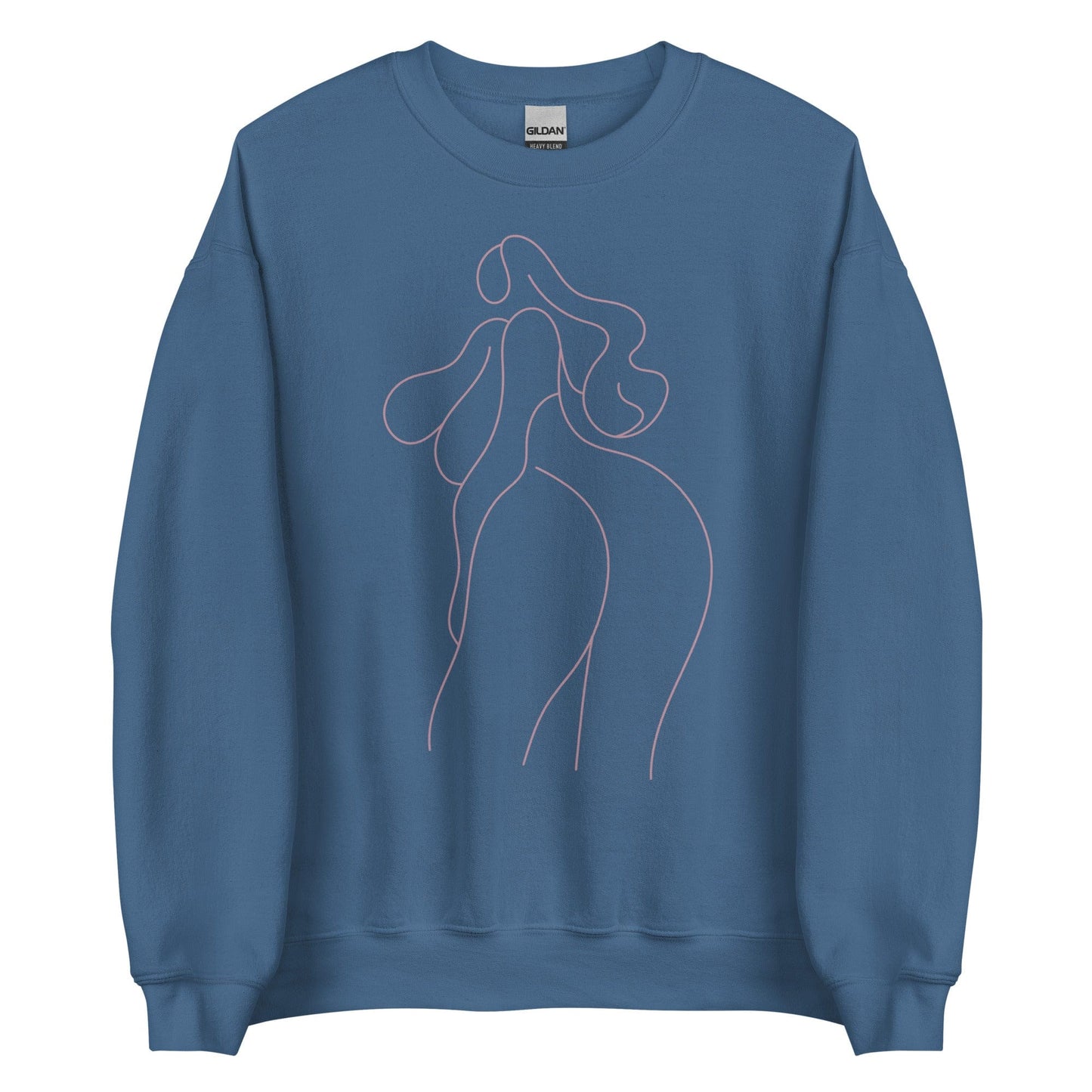drawing-female-body-sweatshirt-apparel-at-feminist-define-dark-blue-front