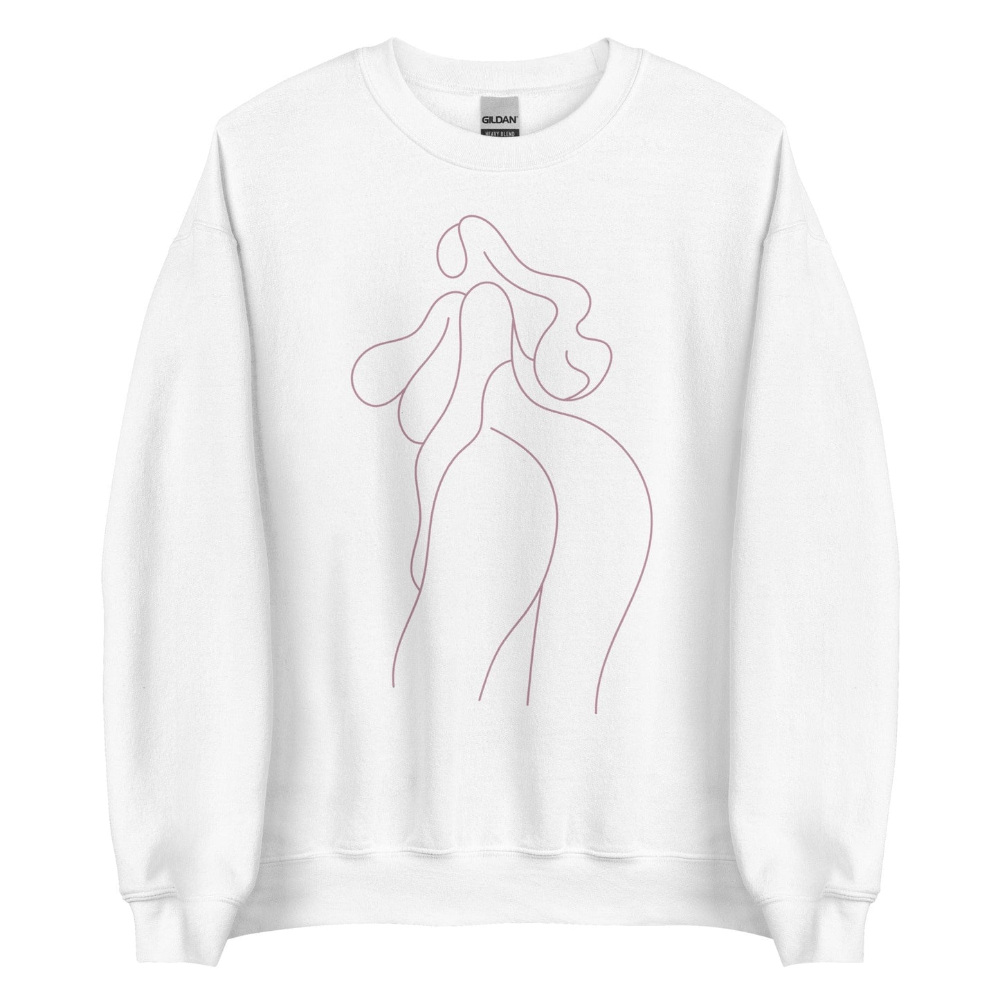drawing-female-body-sweatshirt-apparel-at-feminist-define-dark-white-front