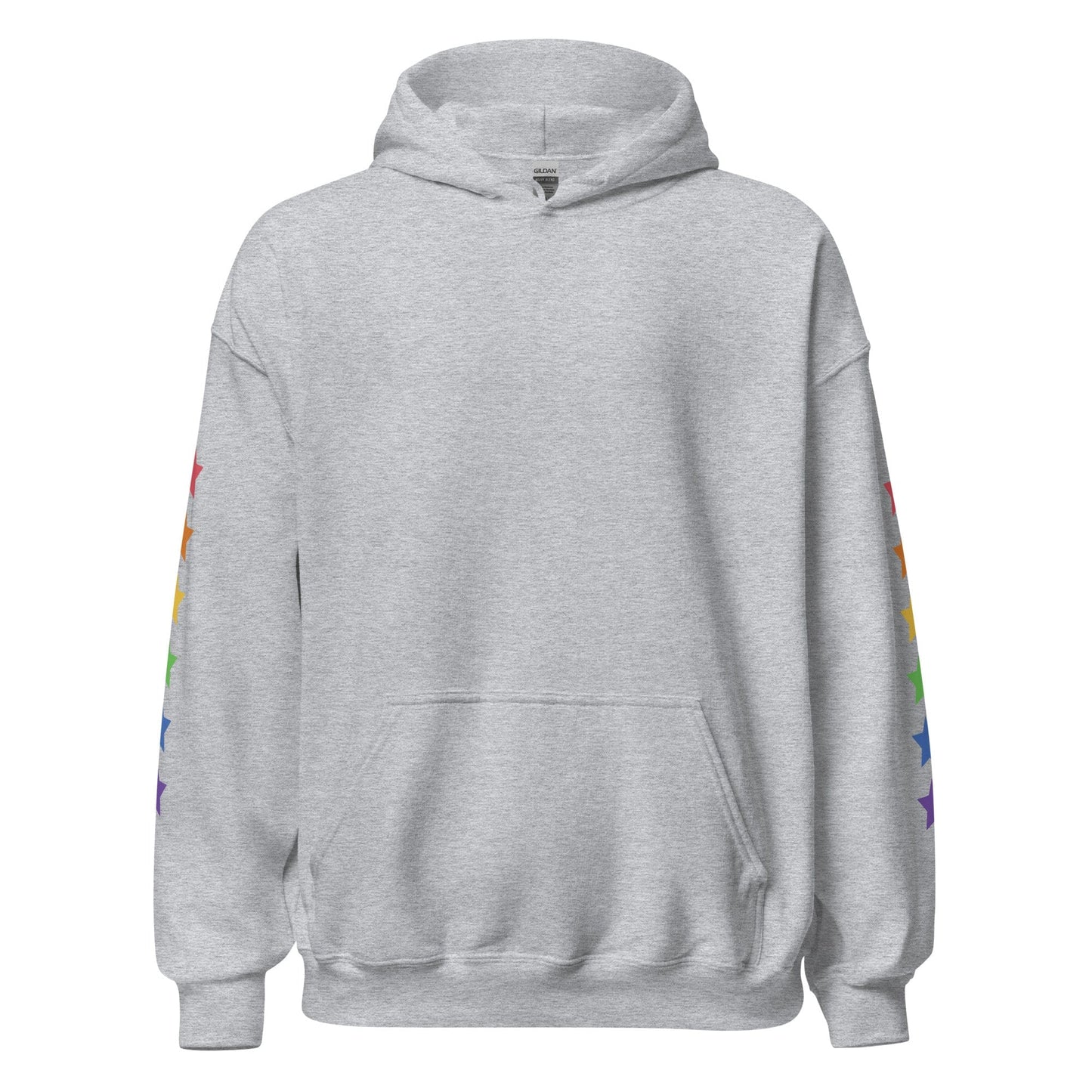 front-grey-genderless-stars-pride-hoodie-by-feminist-define