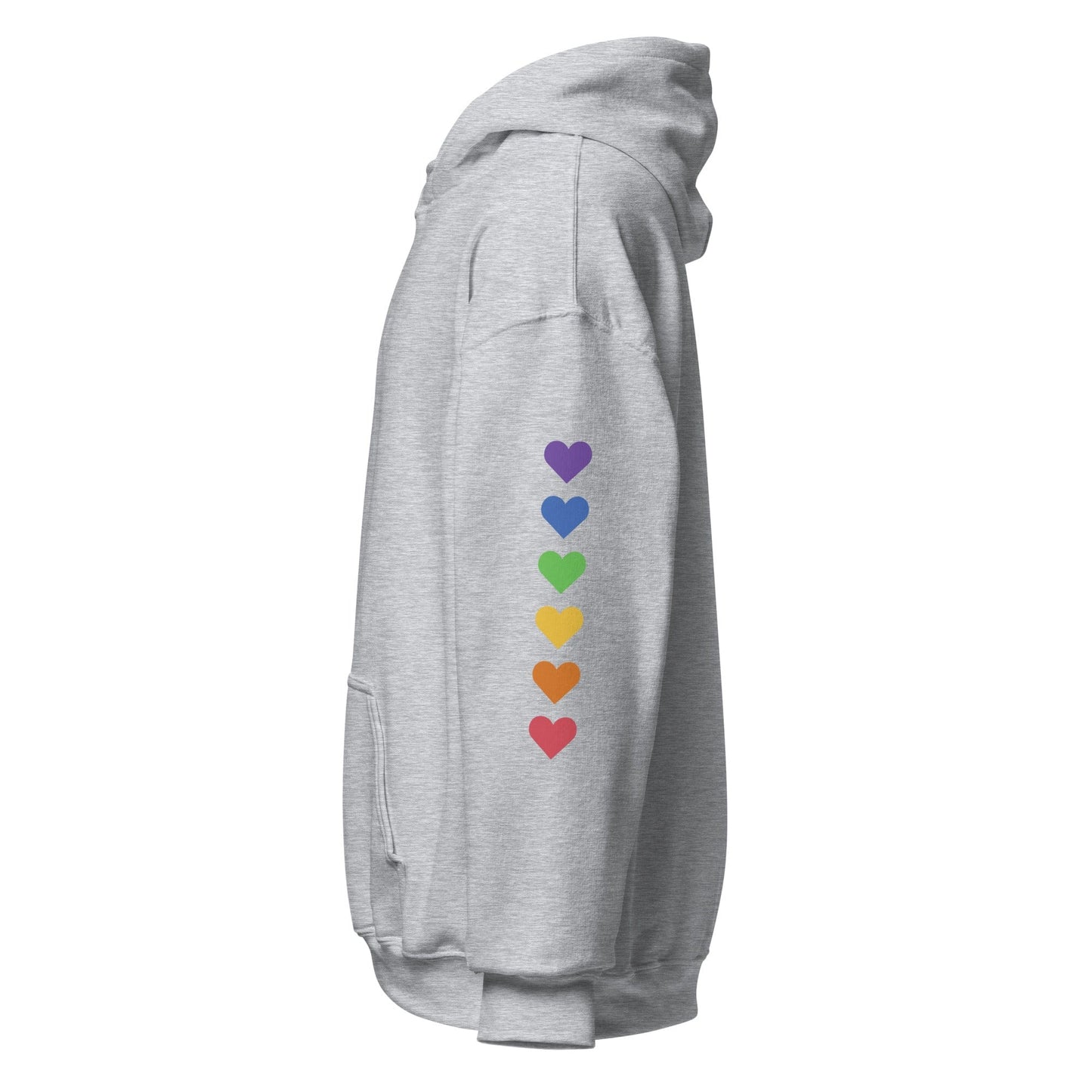 left-grey-genderless-hearts-pride-heavy-blend-hoodie-by-feminist-define