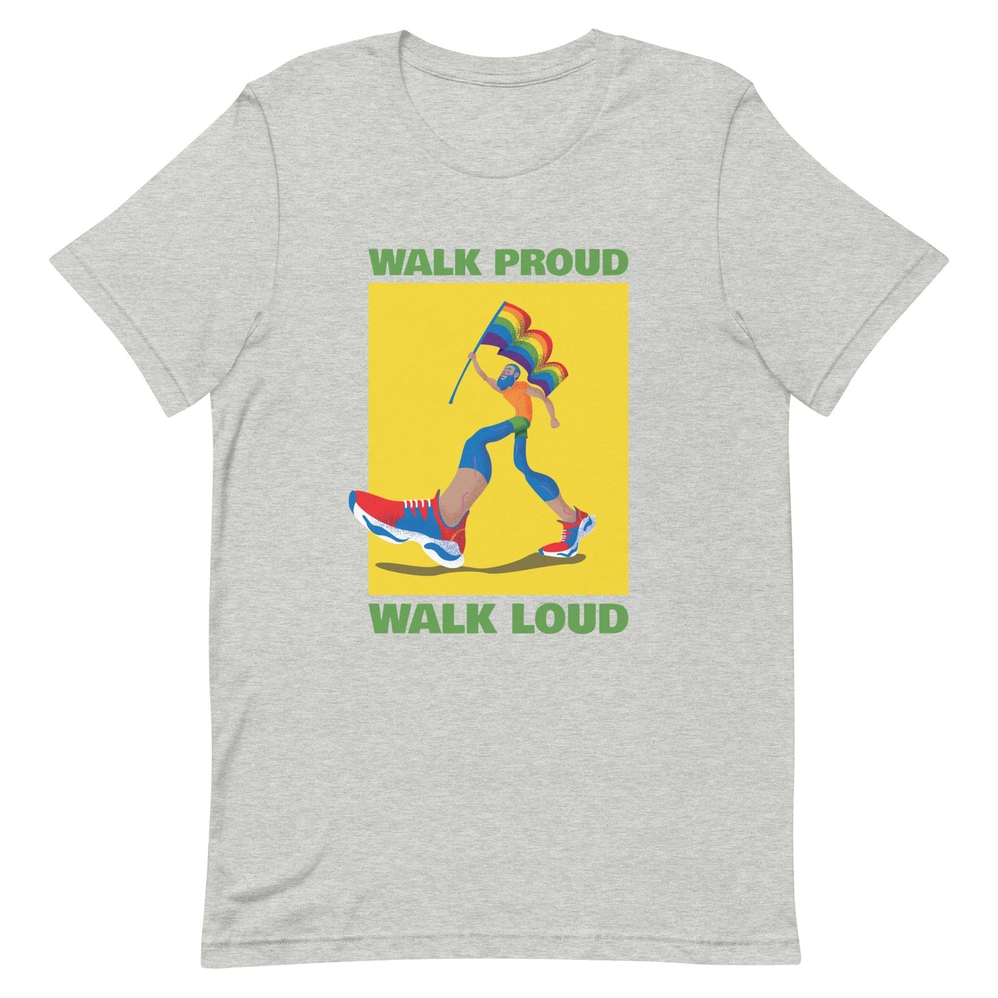 queer-pride-t-shirt-walk-proud-walk-loud-lgbtq-gay-apparel-grey-front