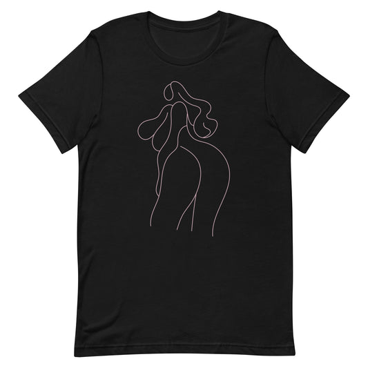 pink-drawing-female-body-black-tshirt-apparel-at-feminist-define-front