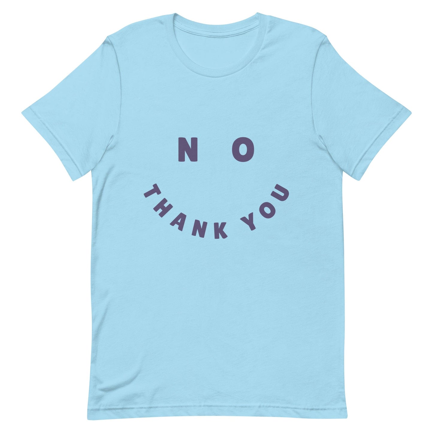 genderless-no-thank-you-feminist-t-shirt-ocen-blue-at-feminist-define-front