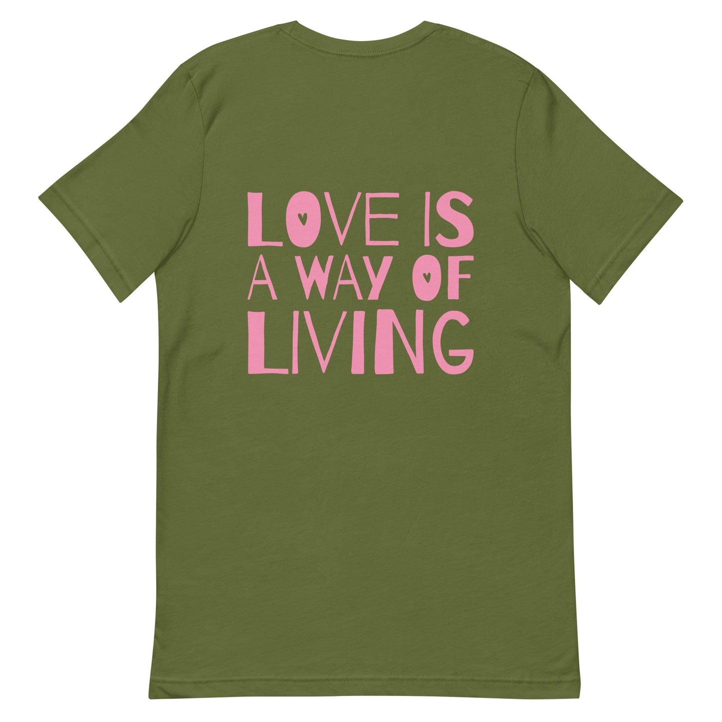 love-is-a-way-of-living-genderless-t-shirt-green-back