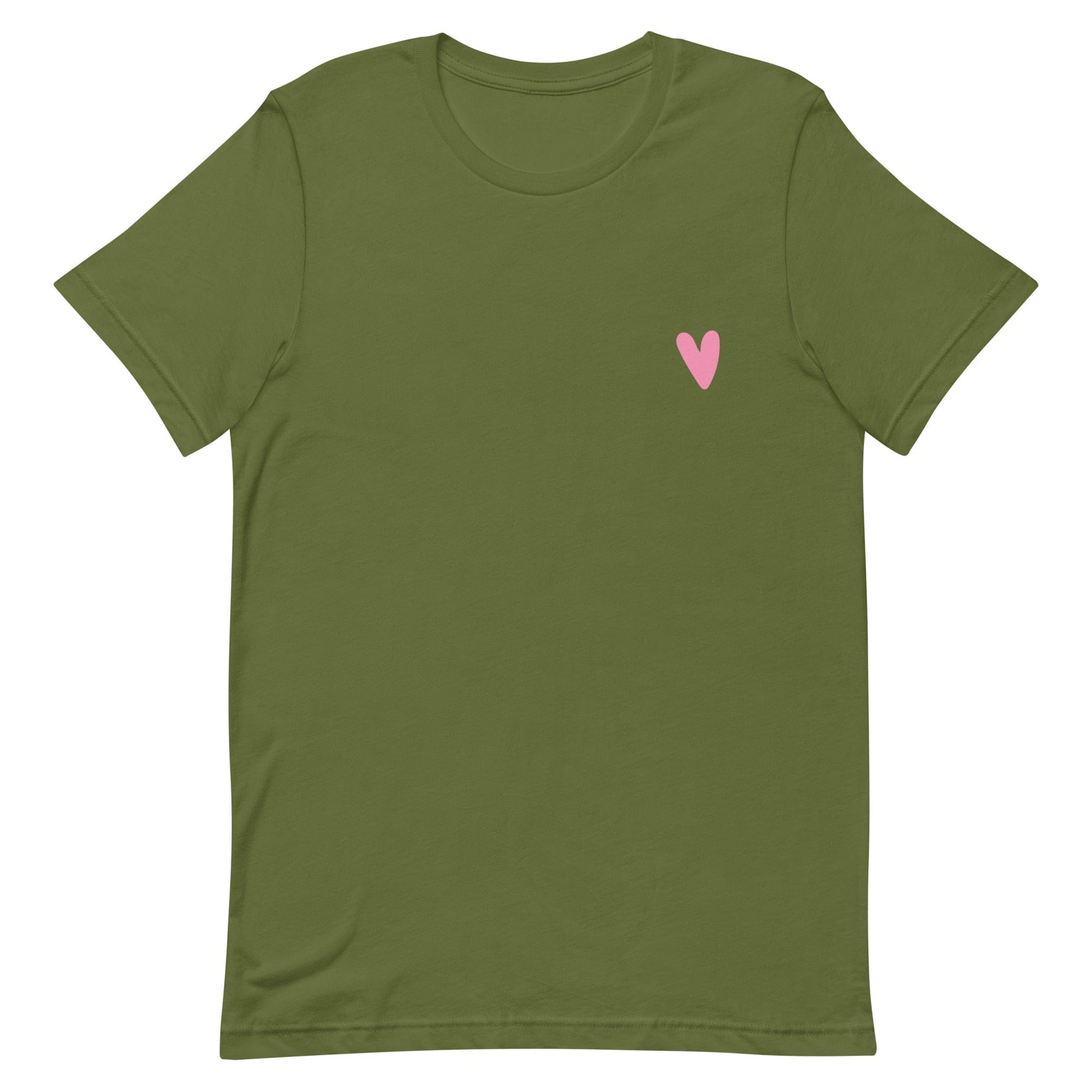 love-is-a-way-of-living-genderless-t-shirt-green-front