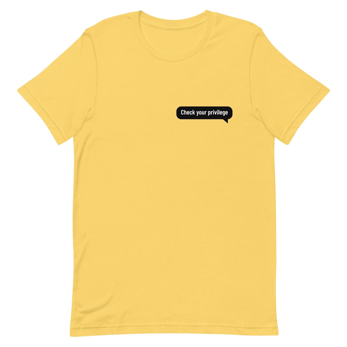 check-your-privilege-notificacion-tshirt-yellow-apparel-at-feminist-define
