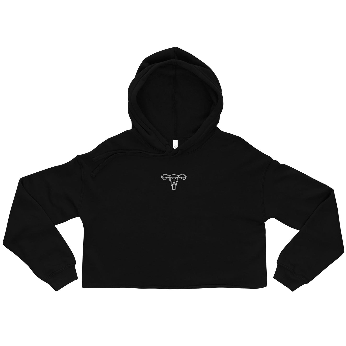 embroidered-uterus-black-feminist-crop-hoodie